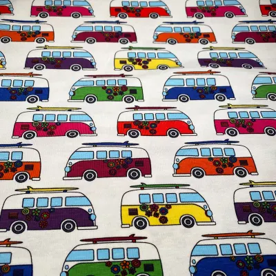Jersey Stoffe Camper Surfen