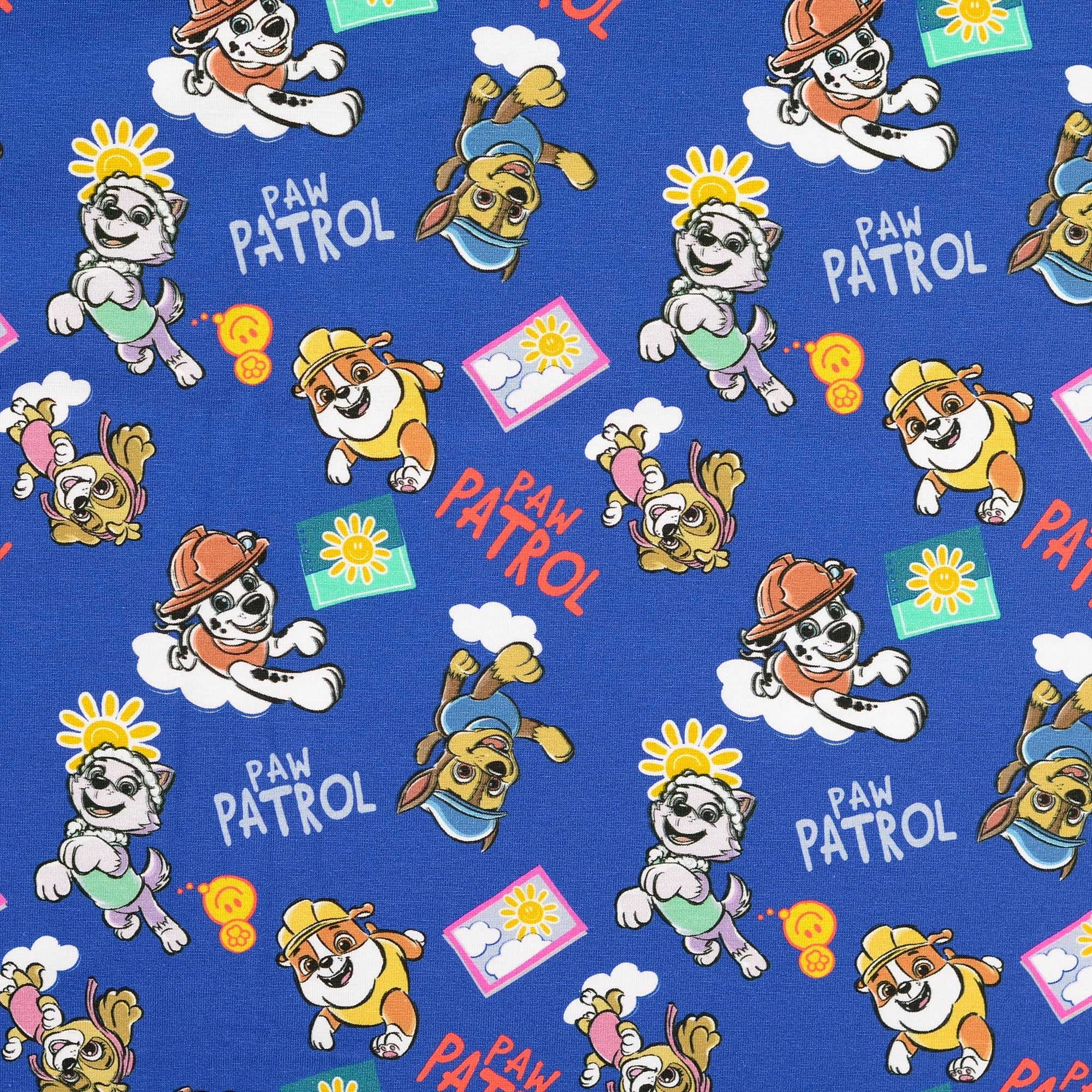 Jersey Stoffe Paw Patrol dunkel blau / blue 0,31m