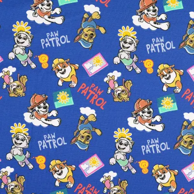 Jersey Stoffe Paw Patrol dunkel blau / blue 0,31m