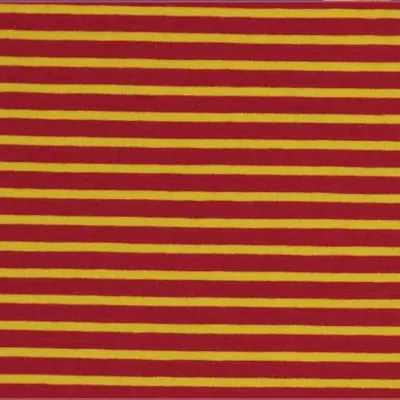 Jersey Stoffe Streifen Rot Gelb