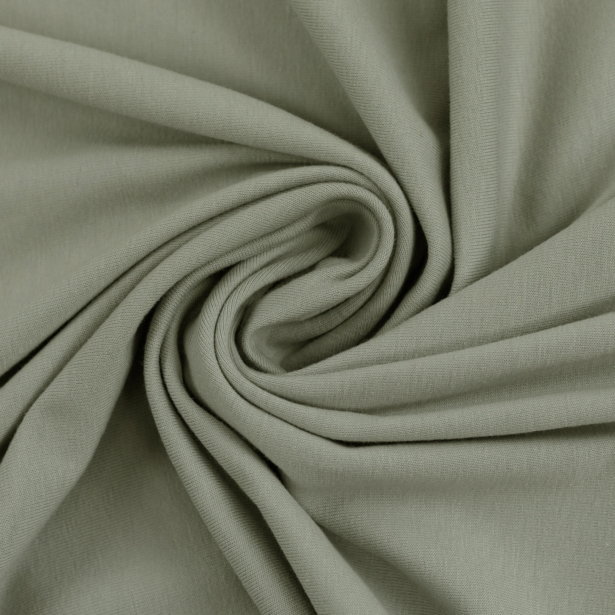 Jersey Stoff Uni - grau