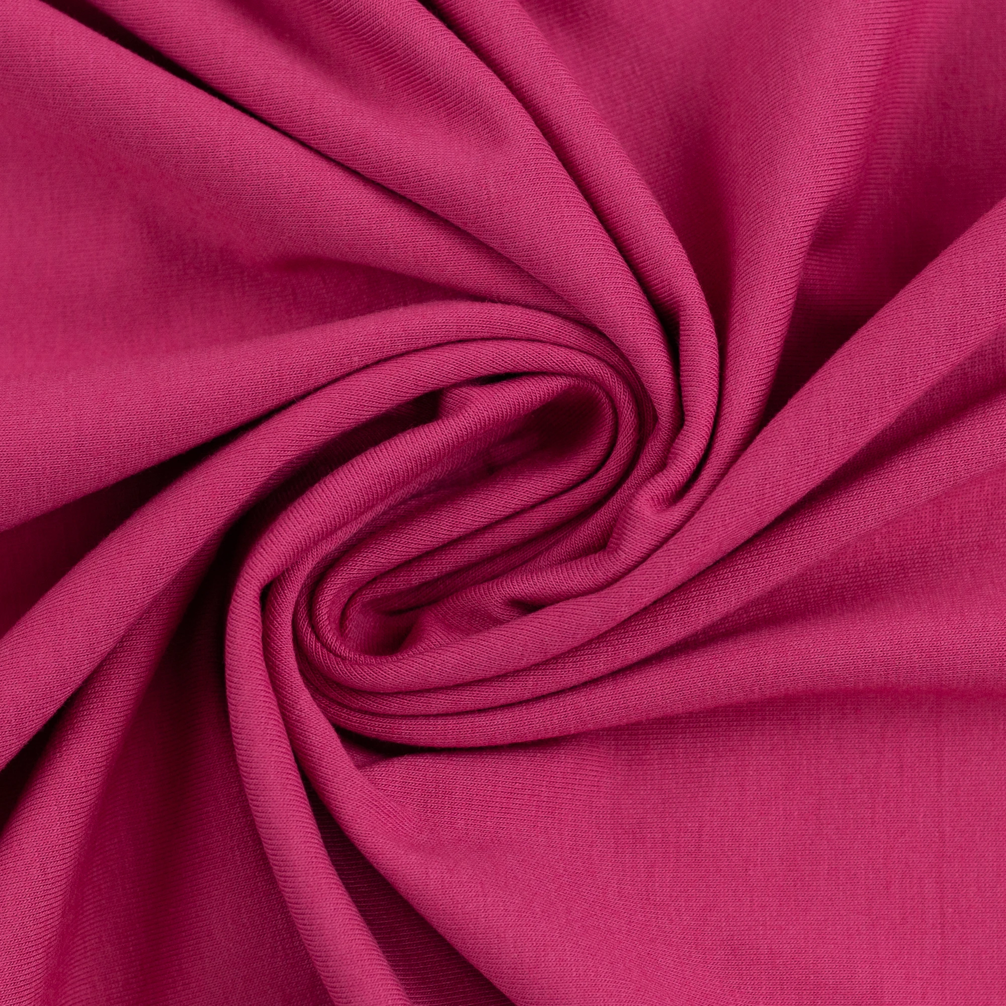 Jersey Stoff Uni - Magenta pur pur