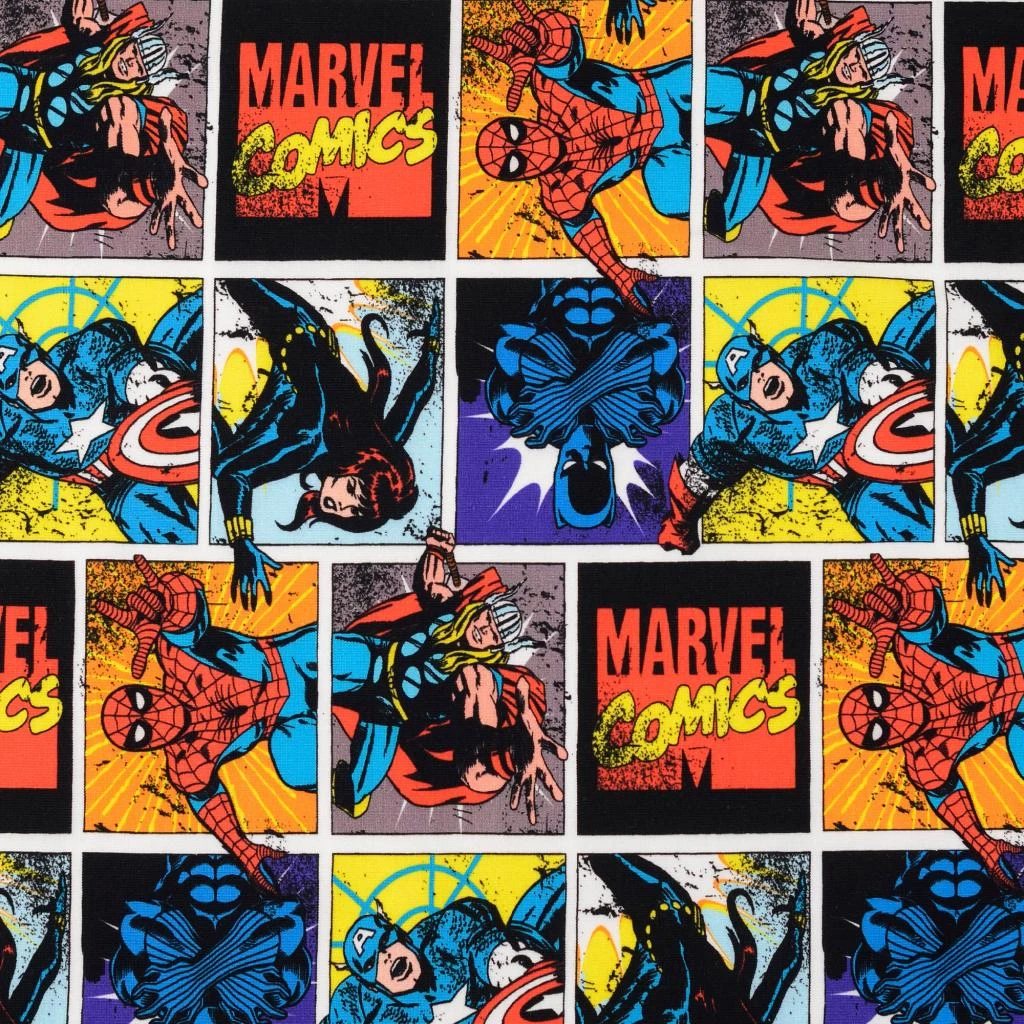 Jersey Stoffe Marvel Avangers Superhelden Spiderman 0,42m