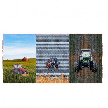 Stenzo Jersey Stoffe Panel Traktor Farming Technology 0,70m