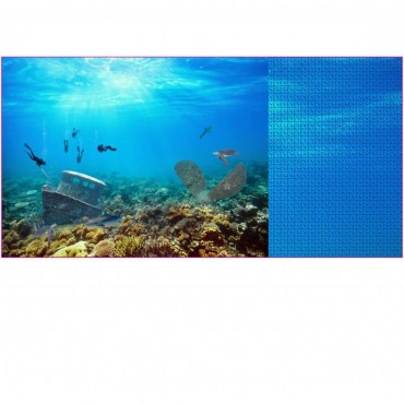 Stenzo Jersey Stoffe Panel Unterwasser Tauchen Ozean 0,70m