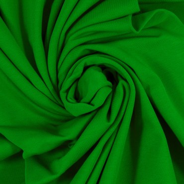 Jersey Stoff Uni - grün 0,34m
